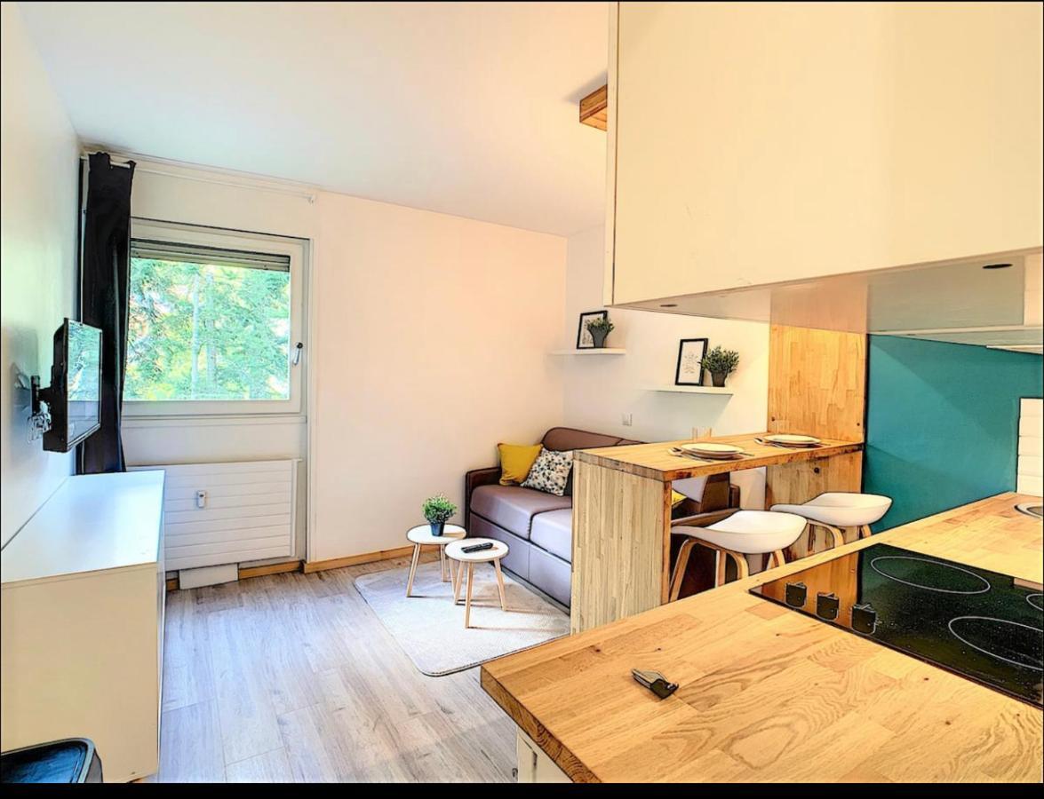 Centre Saint-Gervais Studio Vert Moderne 2 Pers Proche Telecabine Kültér fotó